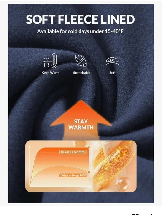 Baleaf Fleece Lined Bootcut Flare Zip-Hem Active Yoga Pants Bundle - New - Picture 4 of 16